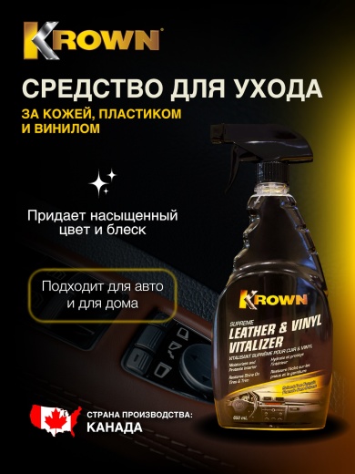 Средство для ухода за кожей, пластиком и винилом, аэрозоль (650 мл) Средство для ухода за кожей, пластиком и винилом, аэрозоль (650 мл)